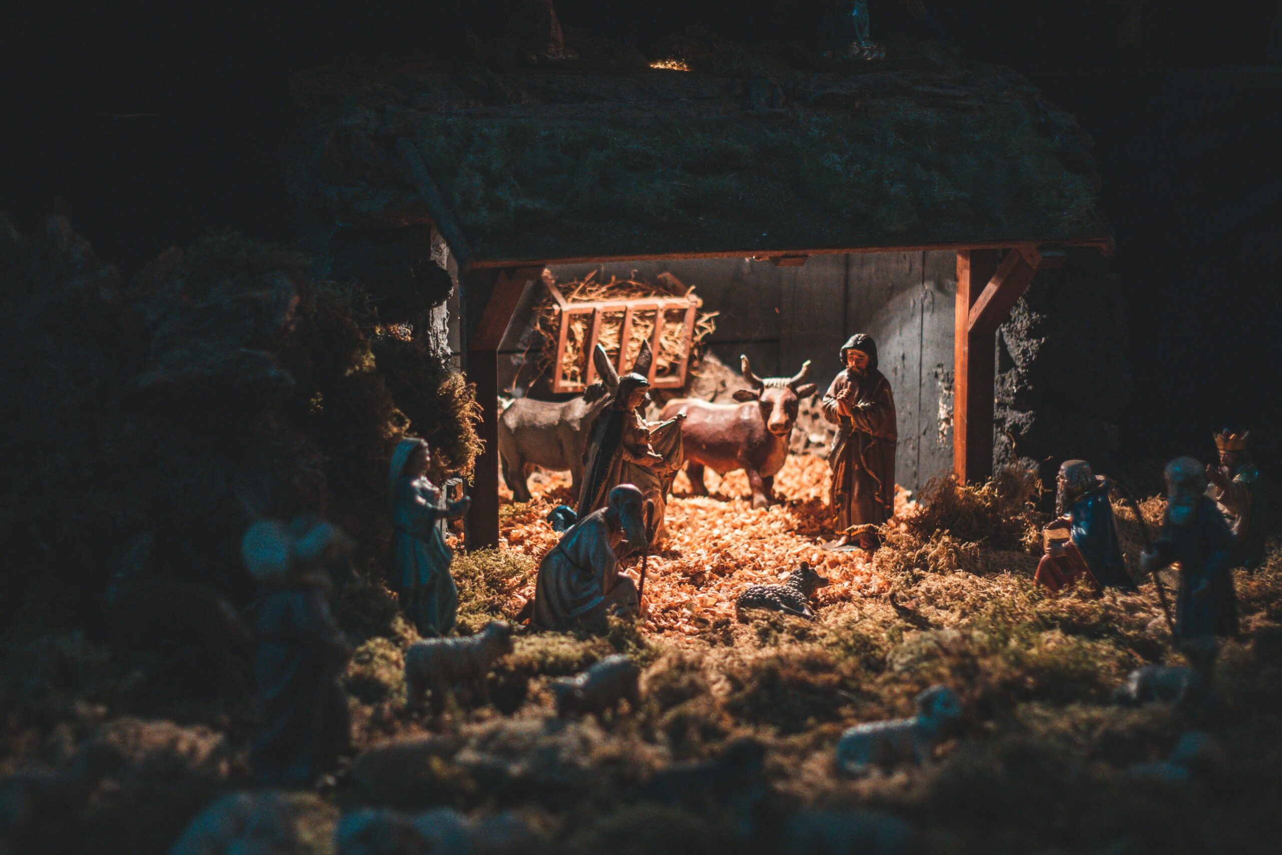 Importance of Christmas: a nativity scene